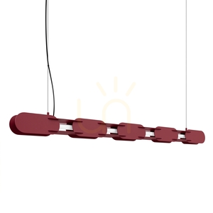 Lampa wisząca CHAIN 158 burgund LED 3000K small 0