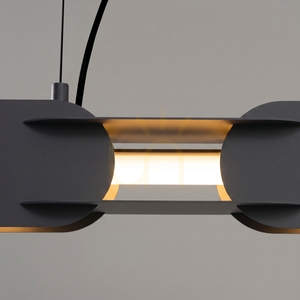 Lampa wisząca CHAIN 158 czarna LED 3000K small 3