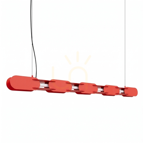Sprawdź Lampa wisząca CHAIN 158 czerwona LED 3000K