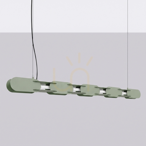 Sprawdź Lampa wisząca CHAIN 158 zielona oliwka LED 3000K