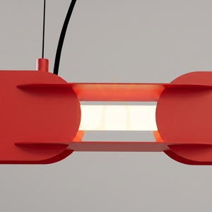 Lampa wisząca CHAIN 158 czerwona LED 4000K small 3