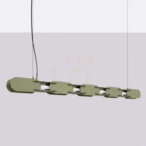 Sprawdź Lampa wisząca CHAIN 158 zielona oliwka LED 4000K