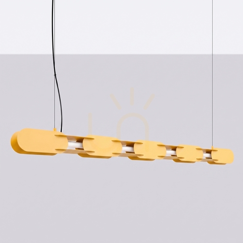 Sprawdź Lampa wisząca liniowa CHAIN 158 Thoro TH.1049 żółta LED 19,9 W 2355 lm 4000 K