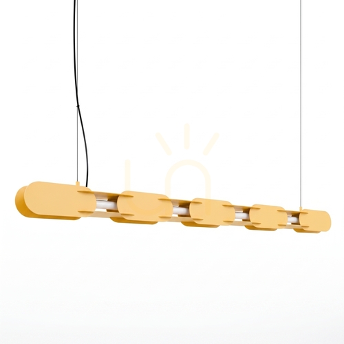 Sprawdź Lampa wisząca liniowa CHAIN 158 Thoro TH.1049 żółta LED 19,9 W 2355 lm 4000 K