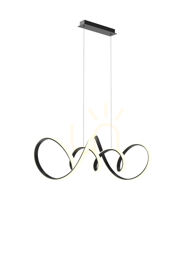 Obejrzyj Lampa wisząca TORONTO czarna 7095-0110 Aviano Lampa wisząca TORONTO czarna 7095-0110 Aviano