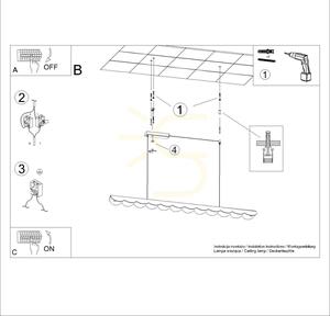 Lampa wisząca BISCUIT 130 brązowa LED 4000K small 10