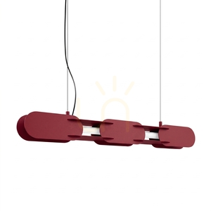 Lampa wisząca CHAIN 91 burgund LED 4000K small 0