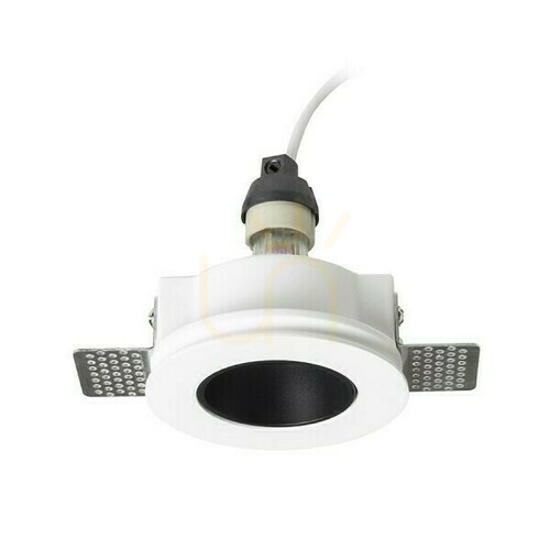 Sprawdź Oprawa Wpuszczana Daytona Nieruchoma Gipsowa/Czarna 230 V Led Gu10 8 W
