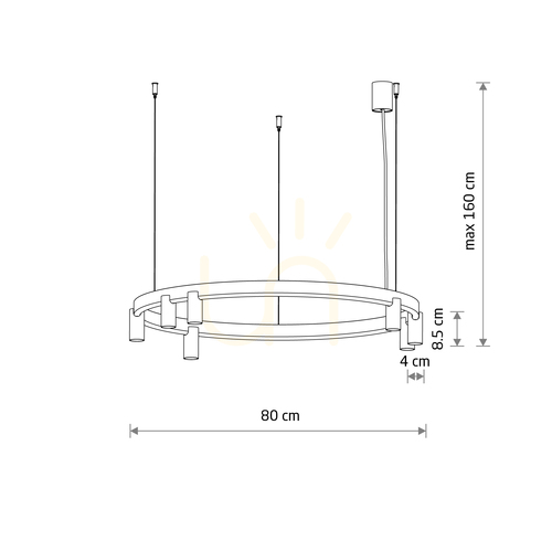 Sprawdź Lampa Wisząca FOURTY  ROUND LED 12418 Nowodvorski