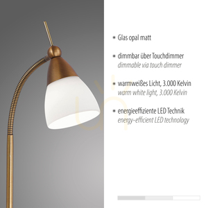 Lampa Stołowa PINO 4001-11 Mosiądz 1xG9 small 3