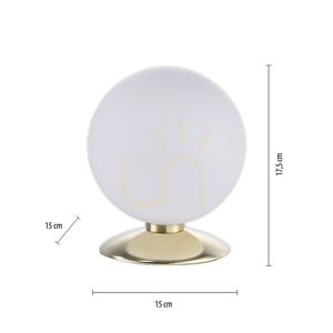 Lampa Stołowa BUBBA 4013-60 Brązowy 1xG9 small 6