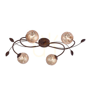 Plafon GRETA 6395-48 Rdzawy 4xG9 1 Plafon GRETA 6395-48 Rdzawy 4xG9 small 1