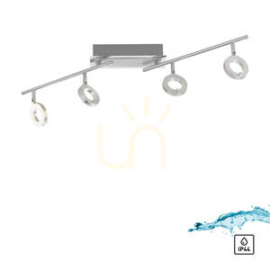Plafon SILEDA 6786-96 Srebrny 4xLED small 1
