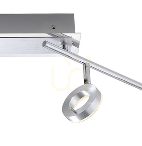 Plafon SILEDA 6786-96 Srebrny 4xLED small 8