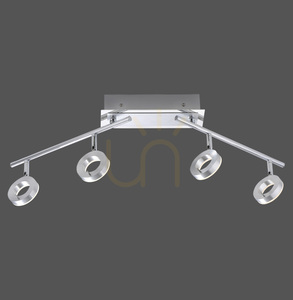 Plafon SILEDA 6786-96 Srebrny 4xLED small 0