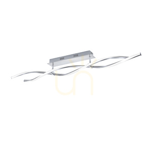 Plafon POLINA 9143-55 Srebrny 2xLED small 11