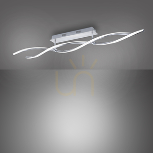 Plafon POLINA 9143-55 Srebrny 2xLED small 4