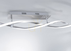 Plafon POLINA 9143-55 Srebrny 2xLED small 8