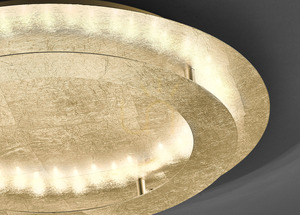 Złoty plafon LED Paul Neuhaus NEVIS 9621-12 50 cm small 7