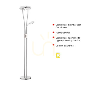 Lampa Podłogowa HELIA 11778-55 Srebrny 3xLED 3 Lampa Podłogowa HELIA 11778-55 Srebrny 3xLED small 3