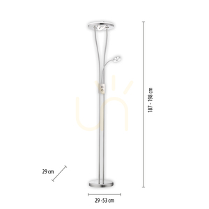 Lampa Podłogowa HELIA 11778-55 Srebrny 3xLED 7 Lampa Podłogowa HELIA 11778-55 Srebrny 3xLED small 7