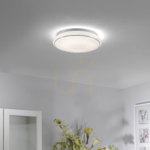 Sprawdź Plafon LED JUPITER 14362-16 biały Ø35 cm efekt gwiaździstego nieba
