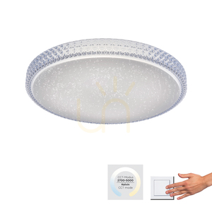 Plafon LED Zuma Line FRIDA 14372-00 transparentny, 36 W, CCT small 1