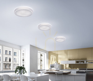 Plafon LED Zuma Line FRIDA 14372-00 transparentny, 36 W, CCT small 2