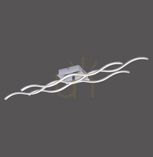Sprawdź Plafon WAVE 15166-55 Srebrny 3xLED