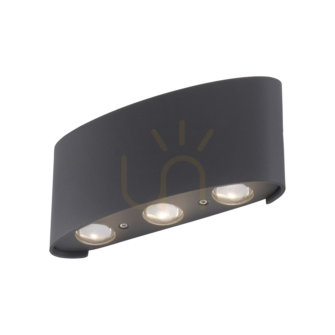 Zobacz Kinkiet CARLO 9488-13 Antracyt 6xLED Kinkiet CARLO 9488-13 Antracyt 6xLED