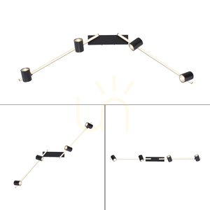 Plafon BARIK 6525-18 Czarny 5xGU10 small 12