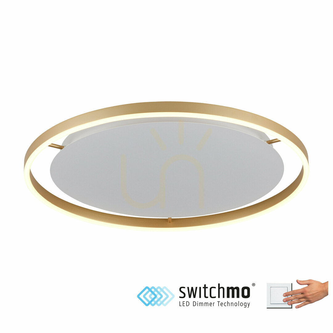 Zobacz Plafon RITUS 15392-60 Mosiądz 1xLED Plafon RITUS 15392-60 Mosiądz 1xLED