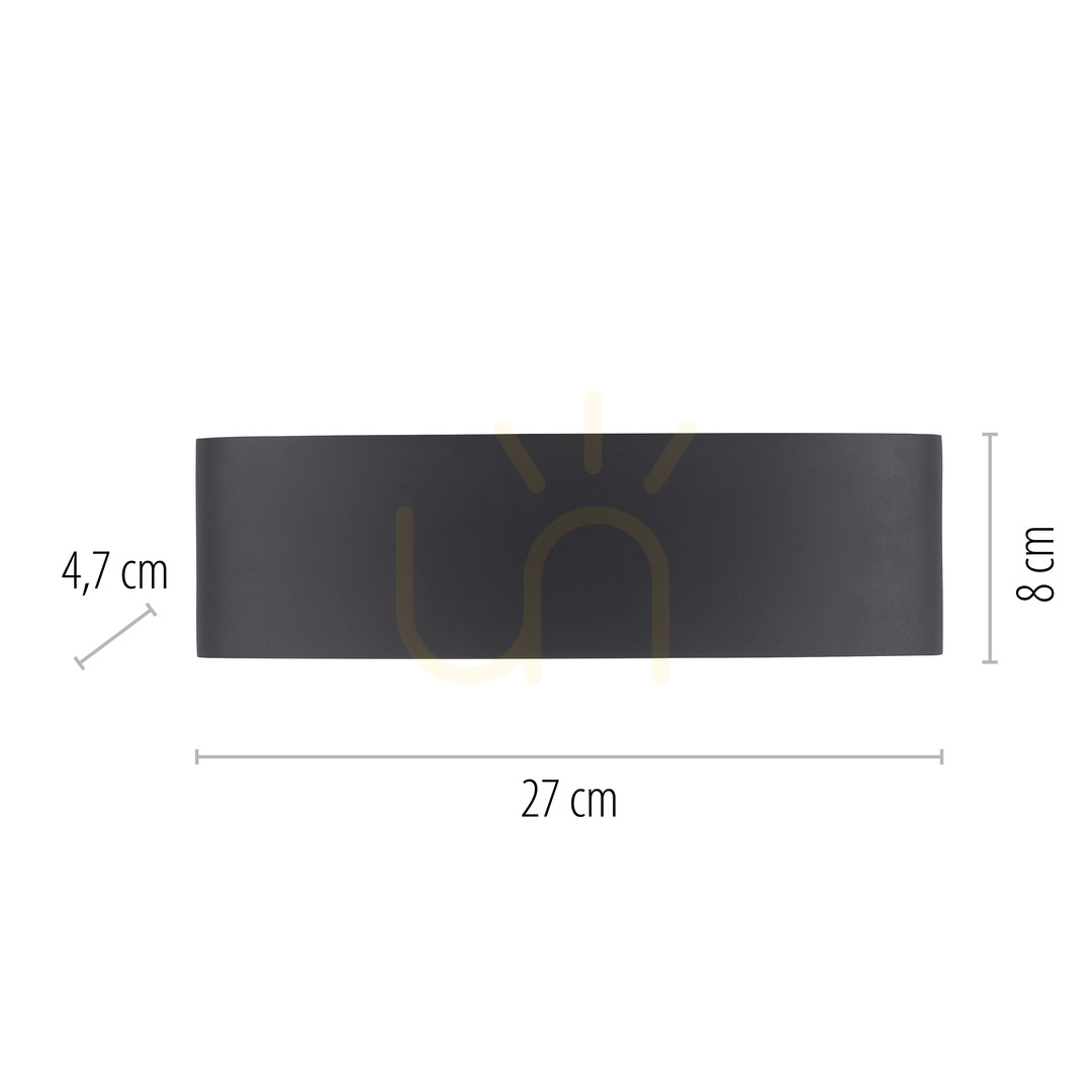 Obejrzyj Kinkiet CARLO 9489-13 Antracyt 10xLED Kinkiet CARLO 9489-13 Antracyt 10xLED