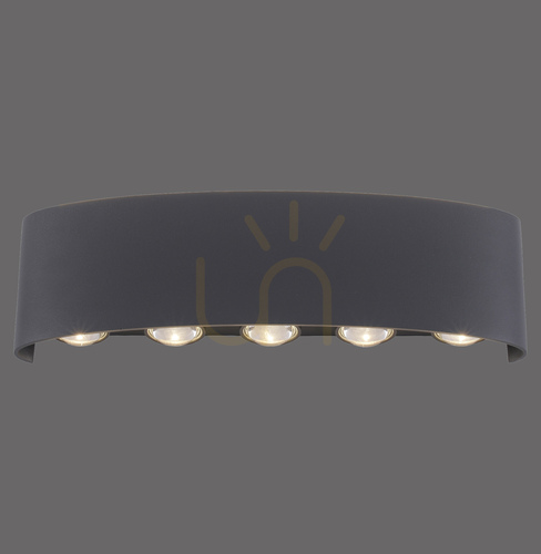 Sprawdź Kinkiet CARLO 9489-13 Antracyt 10xLED