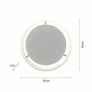 Plafon RITUS 15391-60 Mosiądz 1xLED 7 Plafon RITUS 15391-60 Mosiądz 1xLED small 7