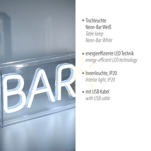 Kinkiet NEON-BAR 85026-16 Biały 1xLED small 12