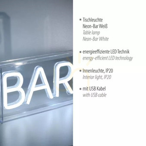 Kinkiet NEON-BAR 85026-16 Biały 1xLED small 2
