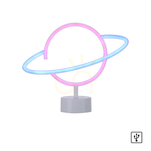 Lampa Stołowa NEON-SATURN 85029-70 Wielokolorowy 1xLED small 1