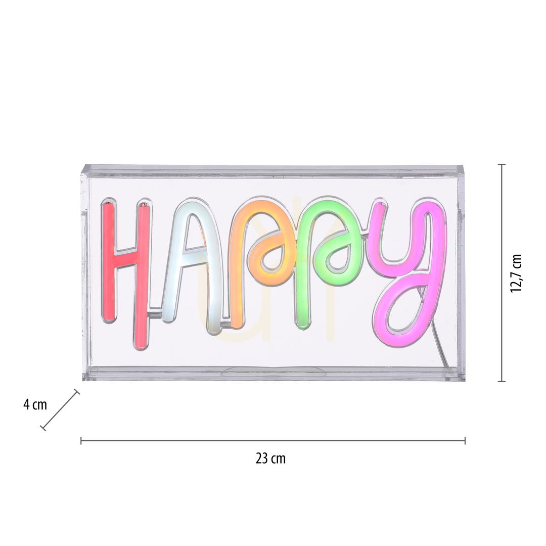 Obejrzyj Kinkiet NEON-HAPPY 85027-70 Wielokolorowy 1xLED Kinkiet NEON-HAPPY 85027-70 Wielokolorowy 1xLED