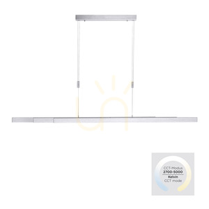 Lampa Wisząca ADRIANA 2568-95 Srebrny 3xLED 1 Lampa Wisząca ADRIANA 2568-95 Srebrny 3xLED small 1