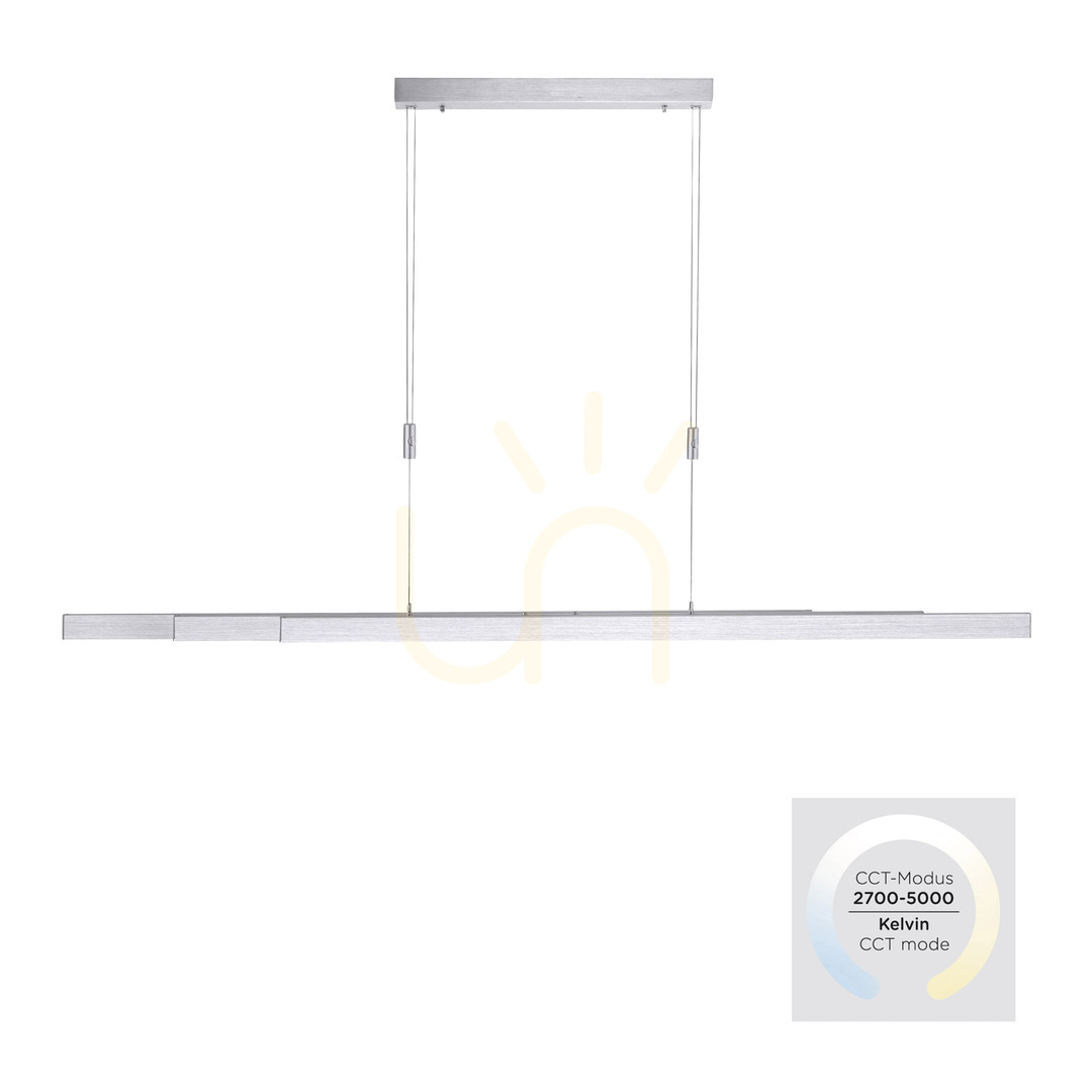 Zobacz Lampa Wisząca ADRIANA 2568-95 Srebrny 3xLED Lampa Wisząca ADRIANA 2568-95 Srebrny 3xLED