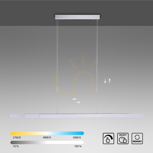 Lampa Wisząca ADRIANA 2568-95 Srebrny 3xLED 11 Lampa Wisząca ADRIANA 2568-95 Srebrny 3xLED small 11