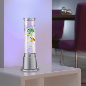 Dekoracyjna kolumna wodna LED AVA 85127-21, 12 × LED RGB, 3 rybki, 36 cm small 2