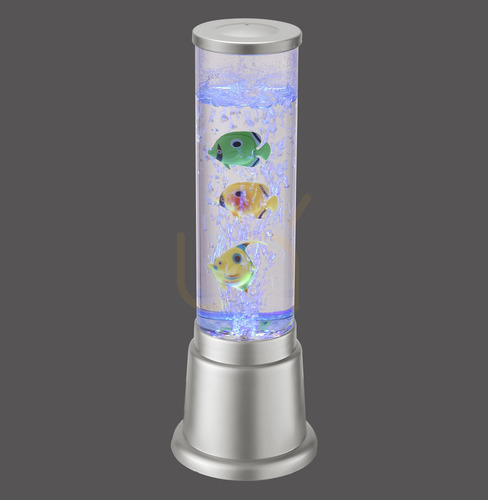 Sprawdź Dekoracyjna kolumna wodna LED AVA 85127-21, 12 × LED RGB, 3 rybki, 36 cm