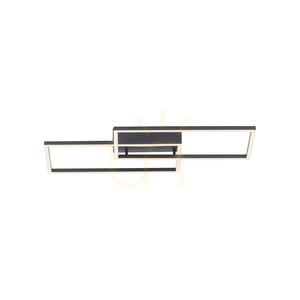 Plafon IVEN 14140-18 Czarny 2xLED small 10