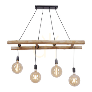 Lampa Wisząca EDGAR 15025-18 Czarny 4xE27 small 1