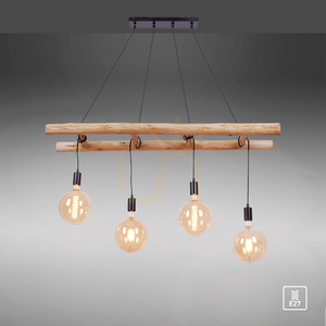 Lampa Wisząca EDGAR 15025-18 Czarny 4xE27 small 8