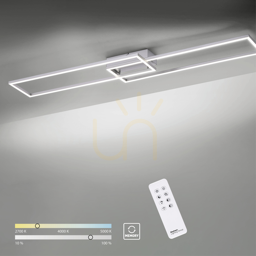 Sprawdź Plafon IVEN 14019-55 Srebrny 2xLED Plafon IVEN 14019-55 Srebrny 2xLED