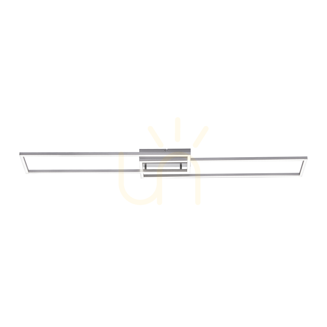 Zobacz Plafon IVEN 14019-55 Srebrny 2xLED Plafon IVEN 14019-55 Srebrny 2xLED
