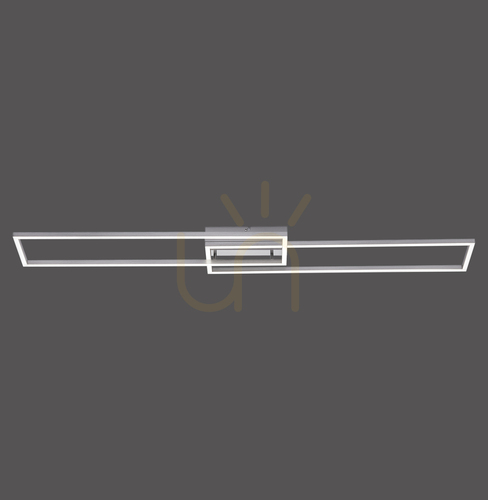 Sprawdź Plafon IVEN 14019-55 Srebrny 2xLED